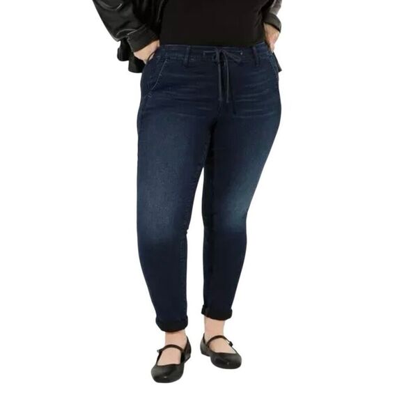 torrid Denim - Torrid Dark Moon Boyfriend Straight Weekend Pull-On Jeans